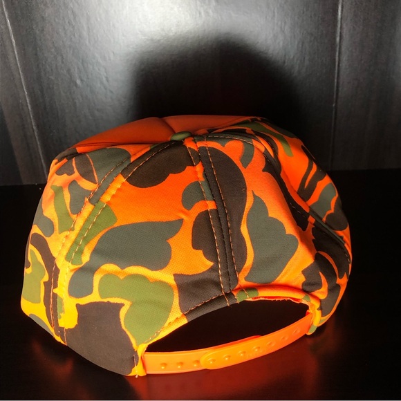 NWOT Orange Camo Hunter Safety Hat - Picture 6 of 7